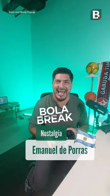 Mantan striker Persija Jakarta dan PSIS Semarang, Emanuel De Porras, hadir dalam podcast Bola Break Bola.com