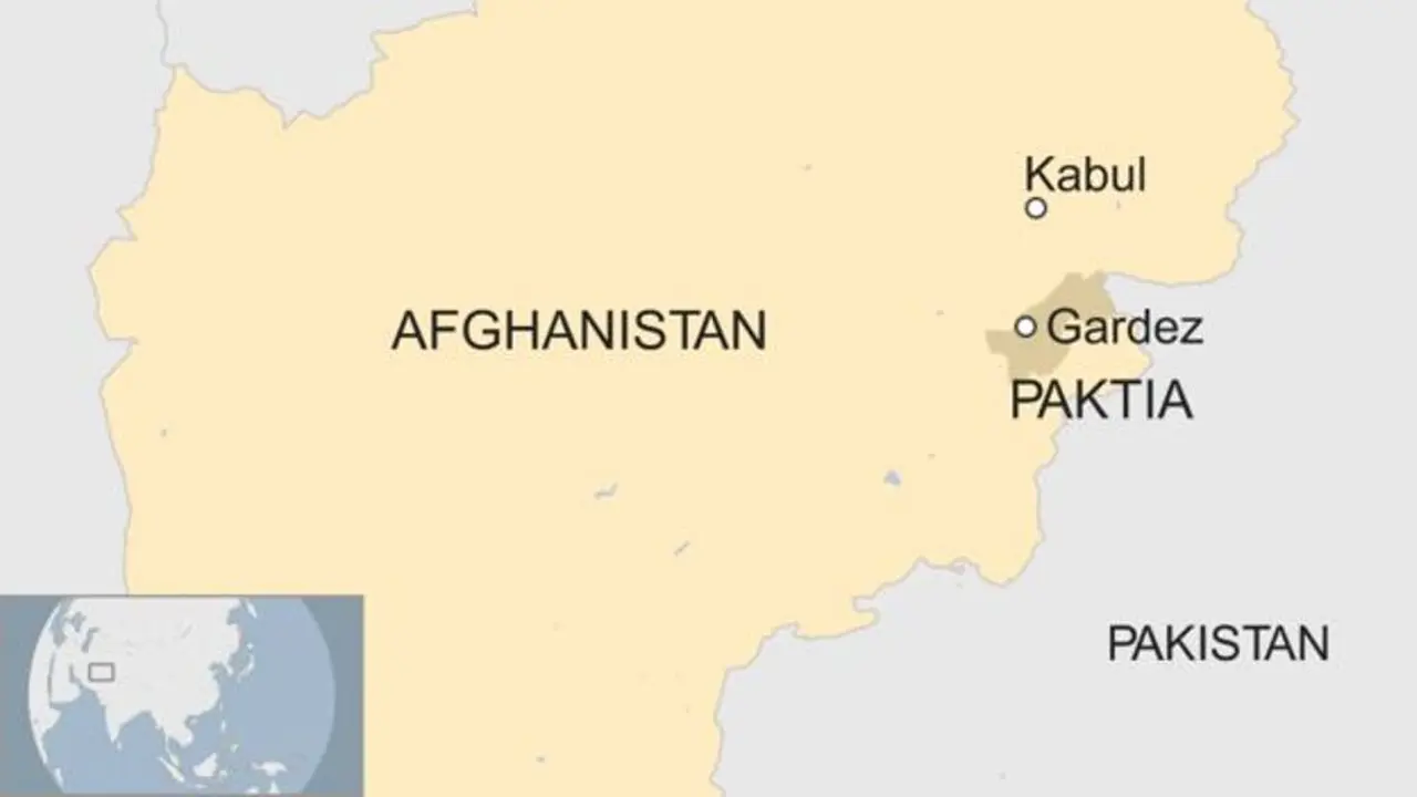 Lokasi serangan Taliban di Afghanistan. (BBC)