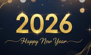 Ucapan Happy New Year 2026 (Ilustrasi AI)