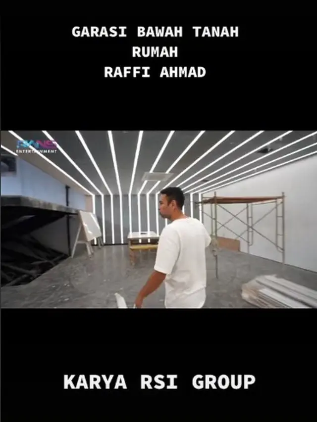 Ditaksir Rp 10 Miliar, Ini 6 Potret Desain Garasi Raffi Ahmad yang Mirip Iron Man
