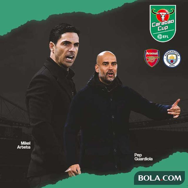 Carabao Cup - Arsenal Vs Manchester City - Head to Head Pelatih