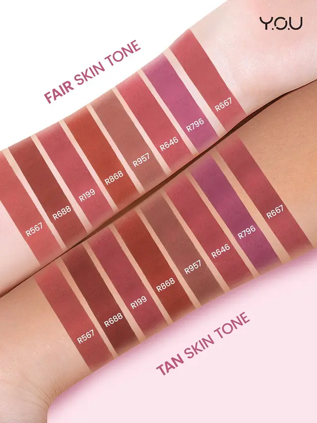 Y.O.U Cloud Paint Airy Fixing Lip Tint, Lip Tint Multifungsi untuk Bibir Sehat dan Tampilan Natural Sepanjang Hari