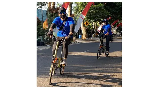 6 Potret Hengky Kurniawan dan Istri saat Olahraga Bersama, Kompak Banget