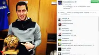 Eden Hazard Raih Penghargaan`Ballon Wood`