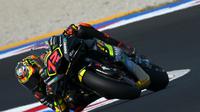 Pembalap Mooney VR46 Ducati Marco Bezzecchi menjadi yang tercepat di sesi latihan resmi MotoGP San Marino (AFP)