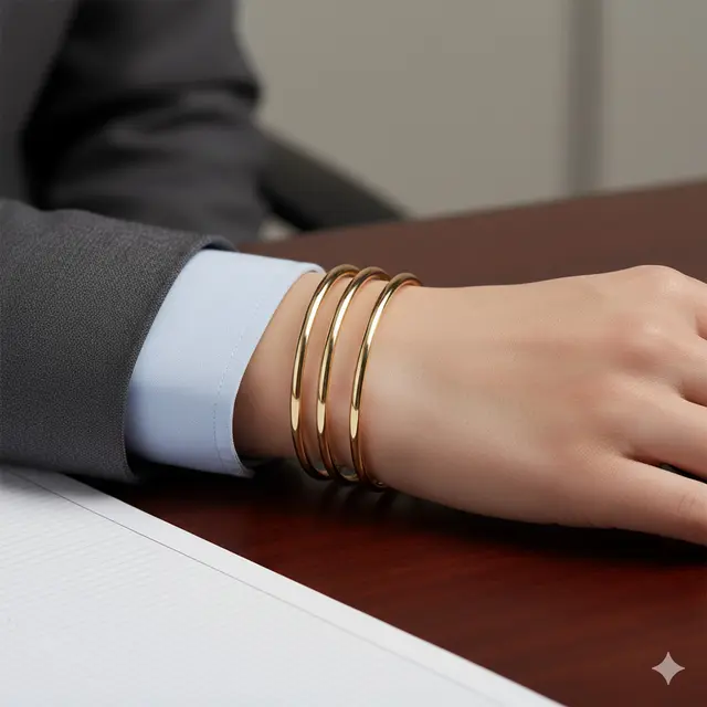 7 Model Gelang Emas Tipis untuk Wanita Karier, Aksesori Simple yang Bikin Gaya Makin Berkelas
