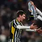 Selebrasi Andrea Cambiaso saat mencetak gol perdana untuk Juventus (AFP)