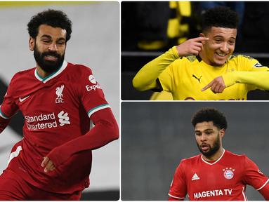 Penyerang sayap menjadi posisi yang kerap mencuri perhatian di era sepak bola modern. Para pemain ini memiliki kecepatan dan kemampuan dalam umpan-umpan yang akurat serta mampu mencetak gol. Berikut penyerang sayap kanan paling berbahaya. (kolase foto AFP)