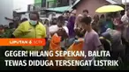 Hilang sepekan, bocah berusia 4 tahun ditemukan tewas di dekat gardu listrik. Diduga bocah malang tersebut tewas akibat tersengat listrik.