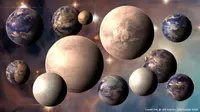 Ilustrasi eksoplanet. (PHL @ UPR Arecibo, ESA/Hubble, NASA)