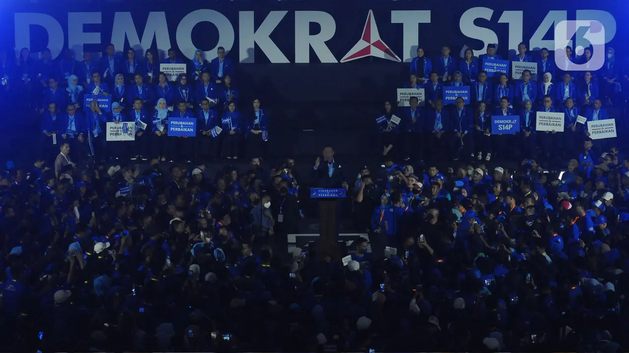 Agus Harimurti Yudhoyono Saat Pidato Politik