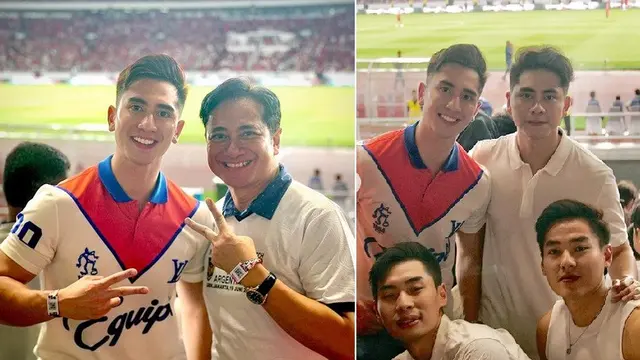 Artis Nonton Langsung Pertandingan Indonesia VS Argentina di GBK, Ada Kaesang sampai Rafatar