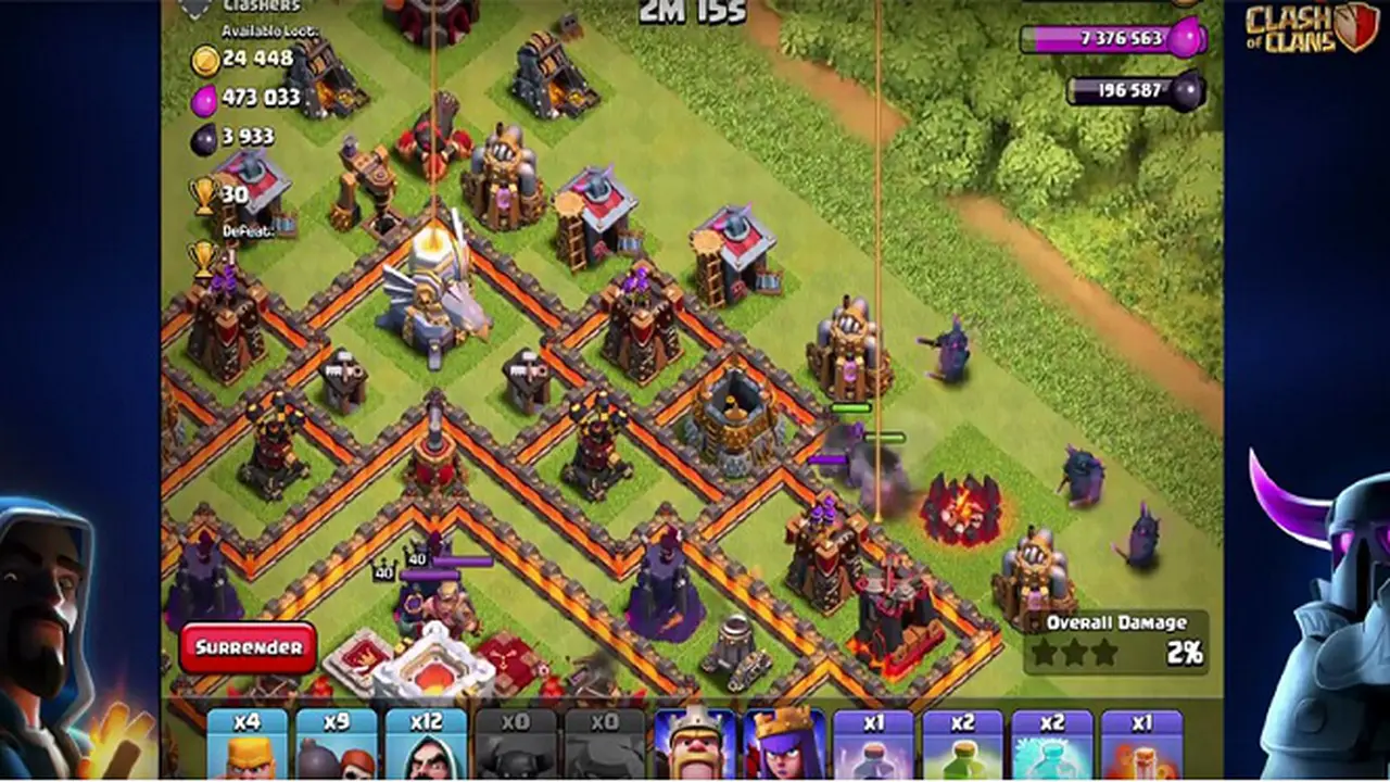 Defense Baru Clash of Clans Hadirkan Serangan Hujan Laser?