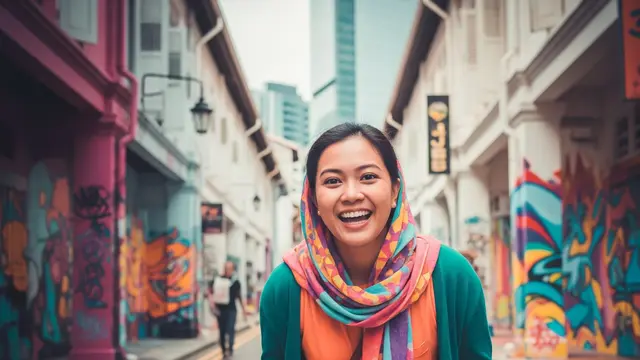Prompt Gemini AI Viral Edit Foto Sendiri Liburan di Singapura