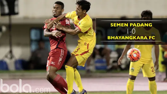 Berita video highlights Semen Padang yang menang 1-0 atas Bhayangkara FC pada perempat final Piala Presiden 2017 di Stadion Manahan, Solo.