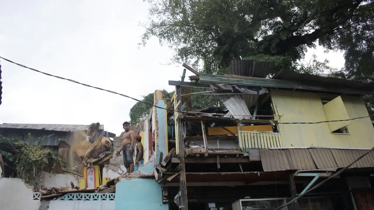 Pohon Tumbang Timpa 3 Rumah, 7 Penghuni Jadi Korban