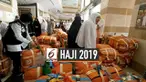 Koper jemaah haji yang akan kembali ke tanah air mulai ditimbang. Koper jemaah dilarang dilapisi dengan tali kaarena akan menyulitkan proses penimbangan.