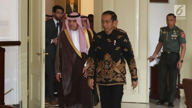 Presiden Jokowi Terima Kunjungan Menlu Arab Saudi di Bogor