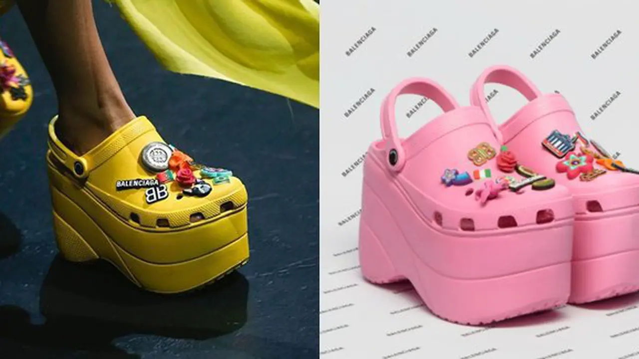 Balenciaga meluncurkan koleksi sepatu model Crocs/copyright: balenciaga&instagram/thismyfashion