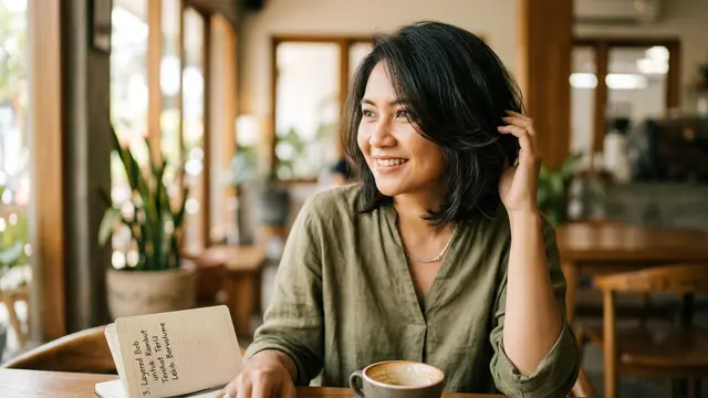 Model Rambut Pendek Wanita yang Tetap Cantik Meski Jarang Ditata (AI Generated)