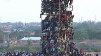 Fans di laga Nigeria vs Mesir (sumber): mirror.co.uk
