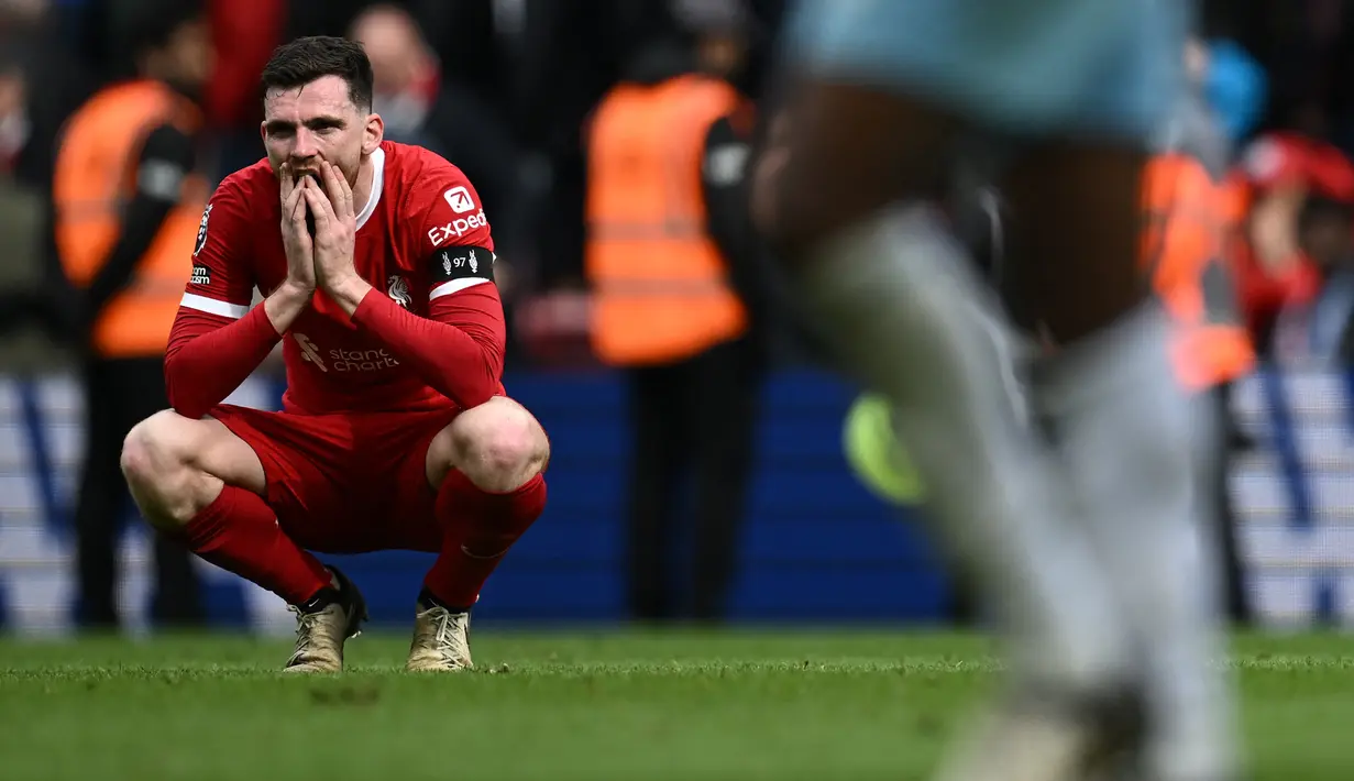 Hasil ini merupakan pukulan telak bagi Liverpool yang terlibat persaingan gelar Liga Inggris. (Paul ELLIS / AFP)