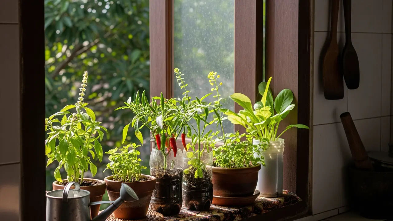 9 Ide Kebun Mini Hemat untuk Ibu Rumah Tangga, Solusi Cerdas Pangan Segar