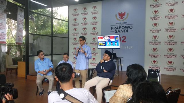 Cawapres nomor urut 02 Sandiaga Uno