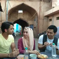 Keceriaan Shaheer Sheikh Syuting 'Cinta di Langit Taj Mahal'. Foto: Instagram