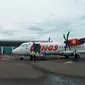 Bandar Udara Morowali, Sulawesi Tengah di Desa Umbele, Kecamatan Bumi Raya sebelum ditutup sementara karena kecelakaan jet, Kamis (11/5/2023). (Foto: Heri Susanto/ Liputan6.com)