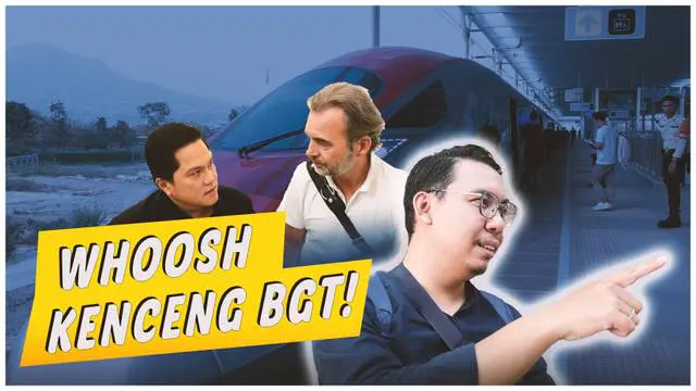 Berita Video, vlog bola kali ini akan membahas tentang rasanya naik kereta cepat Jakarta-Bandung