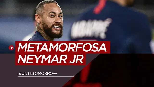 Berita motion grafis metamorfosa Neymar Jr. Bersinar di Barcelona dan sekarang menjadi bintang di PSG.