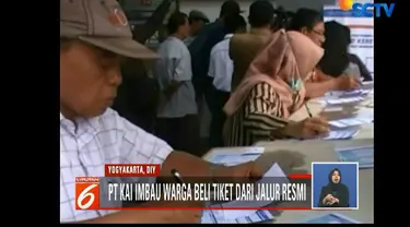 Tiket KA Yogyakarta hampir habis, PT KAI sediakan tiket tambahan mencapai 8344 buah.