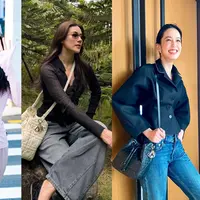 Deretan gaya stylish Jisoo BLACKPINK hingga Annie Chen kenakan Dior D-Motion Bag untuk segala look. Tas seharga Rp76jutaan itu bisa dipakai untuk ngantor hingga liburan [Dior]