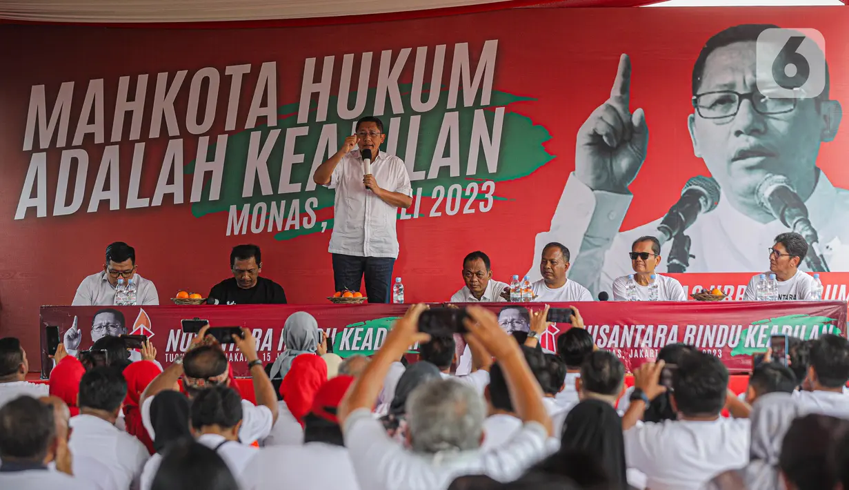 <p>Hadir pula Ketua Majelis Agus PKN Gede Pasek Suardika. Selain itu, para kader PKN pun tampak hadir. (Liputan6.com/Faizal Fanani)</p>