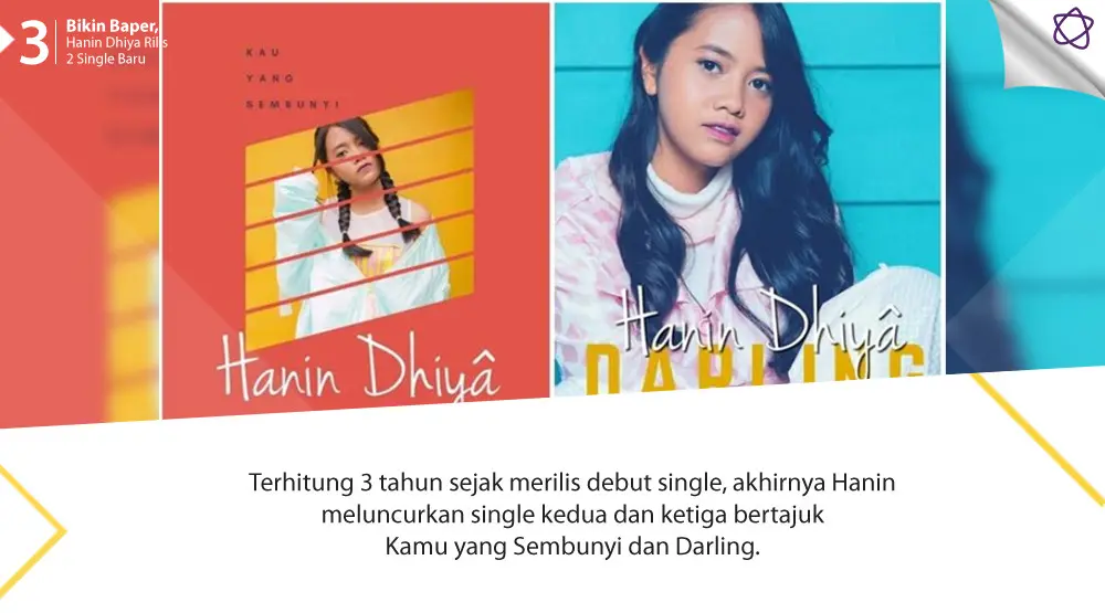 Bikin Baper, Hanin Dhiya Rilis 2 Single Baru. (Foto: Instagram/hanindhiyaatys, Desain: Nurman Abdul Hakim/Bintang.com)