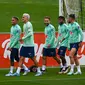 Pemain Brasil latihan di markas Juventus jelang Piala Dunia 2022 (AFP)