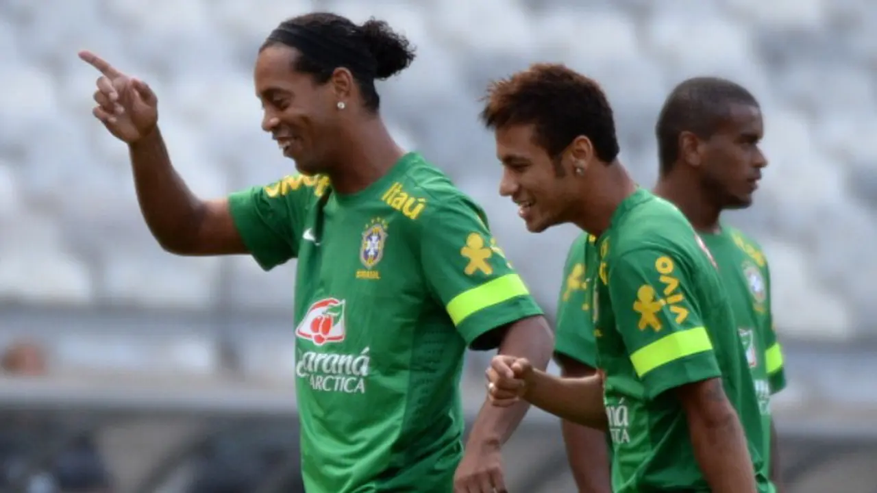 ronaldinho - neymar