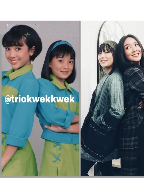 Transformasi Tiga Anggota Trio Kwek Kwek (Sumber; Instagram/triokwekkwek)