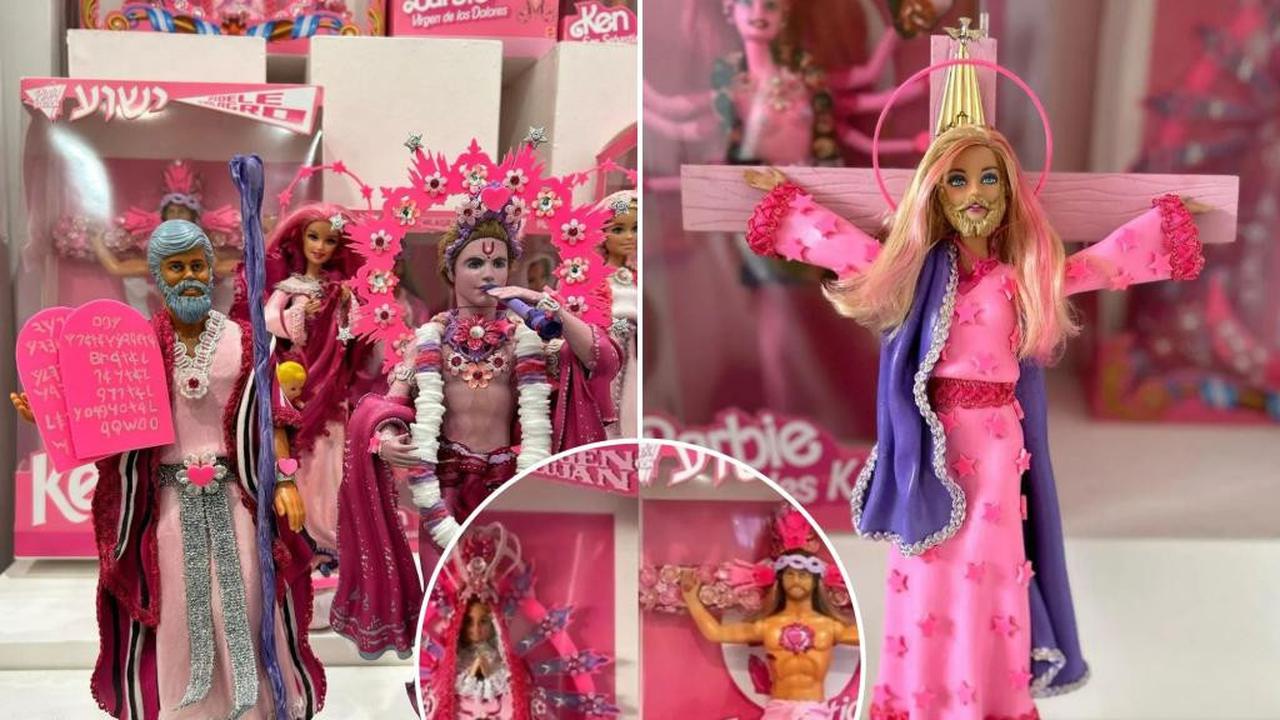 Boneka Barbie yang dirilis menyerupai Tuhan Yesus dan Bunda Maria di Argentian menuai protes. (Twitter/@nypost)