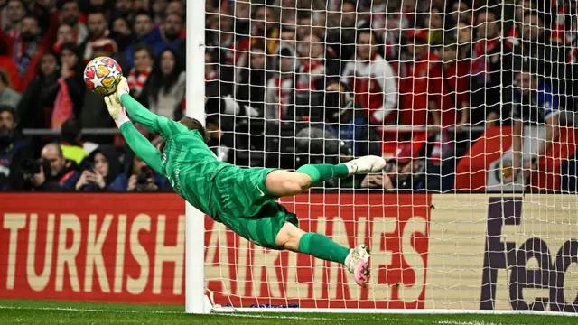 Foto: Aksi Heroik Jan Oblak di Babak Adu Penalti, Atletico Madrid Singkirkan Inter Milan dari Liga Champions