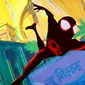 Art Work ikonis yang apik dalam film Miles Morales dan Gwen Stacy dipertemukan kembali di film Spider-Man: Across The Spider-Verse. (Foto: Dok. Sony Pictures Animation/ IMDb)