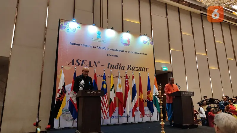 Gelar Bazar Perayaan Diwali, India dan ASEAN Perkuat Kemitraan Bidang Ekonomi