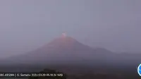 Gunung semeru  di lumajang erupsi lagi (Istimewa)