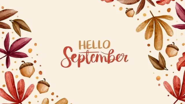 Ilustrasi kata-kata, bulan September