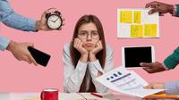 Ilustrasi perempuan kecanduan kerja. (Foto: Shutterstock)