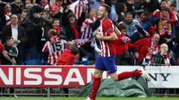 Gelandang Atletico Madrid asal Spanyol, Saul Niguez. (AFP/Cesar Manso)