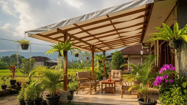 Jenis Atap Teras untuk Rumah Tropis yang Cocok di Daerah Panas dan Sering Hujan