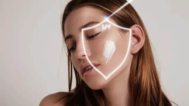 Ilustrasi menggunakan sunscreen dengan kandungan SPF 30/freepik.com/Anastasia Kazakova