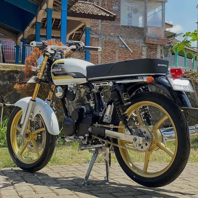 10 Potret Modifikasi Honda CB Herex Style, Ciri Khas Modif Klasik Ala Jawa Tengah-Jawa Timur